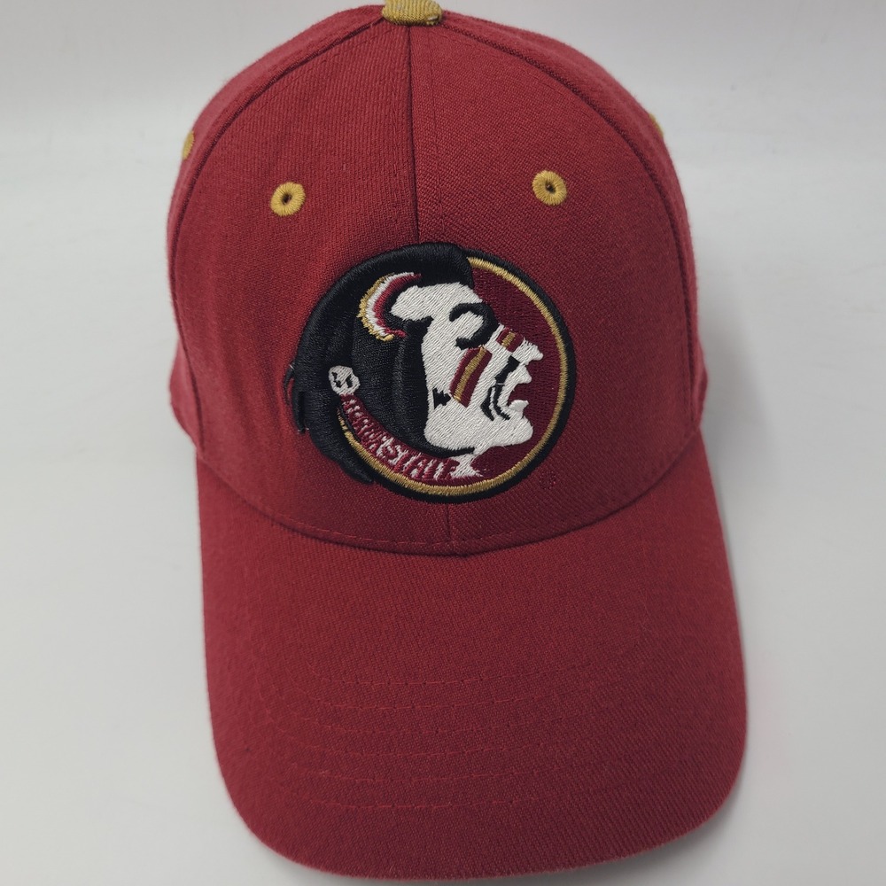Florida State Seminoles Hat Fitted One Size Top of the World Red Gold NCAA Noles